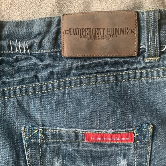 Two percent homme, denim mini skirt, y2k - Picture 4 of 8